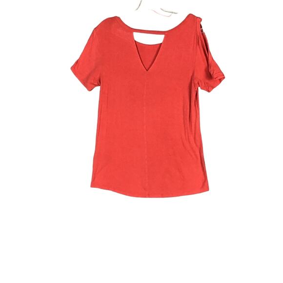 Dear John Women’s Top Small Pink Short Sleeve Stretch Pullover Tee NWOT - Picture 9 of 11